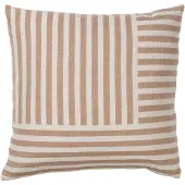 Broste Copenhagen Housses de coussins FRANKIE - Marron - 50x50 cm