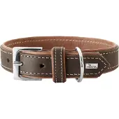 Hunter Collier Porto, marron foncé/cognac 60 (60, Chien, Promenade)