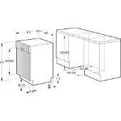 Gorenje - GI520E15X - Lave-vaisselle encastrable - 45 cm - AquaStop - Argenté