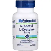 Life Extension N-Acétyl-L-Cystéine, 600mg - 60 caps
