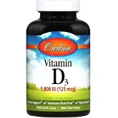 Carlson Labs Vitamine D3, 5000 UI - 360 softgels