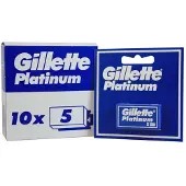 Gillette Lames de rasoir Platinum, 5 x 10