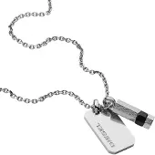 Diesel Chaîne noir / argent