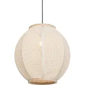 QAZQA Suspension orientale en tissu naturel 46 cm - Rob