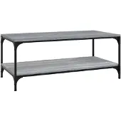 vidaXL Table basse Gris Sonoma 80x50x40 cm Bois composite
