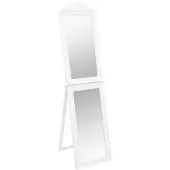 vidaXL Miroir sur pied blanc 50x200 cm