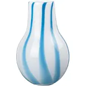 Broste Copenhagen Vase Ada rayure bleu clair Ø23,5cm