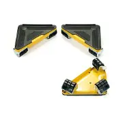 Toolland Transporteur de meubles - 3 roues pivotantes, lève-meubles -