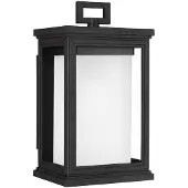 Elstead Lighting Applique murale d'extérieur noire, finition noire texturée, E27, 60 W, Roscoe Feiss