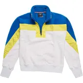Superdry Mountain Sport Dolman Henley Sweatshirt Blanc XS Femme