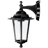 EDM Applique Murale Zurich Noire Design élégant, Résistance Ip44, Aluminium Et Verre -