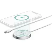 Hama Chargeur Sans Fil Magcharge 15 W Blanc (201681)