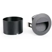 Faro Applique murale LED encastrée MINI RACING 4000K IP44 gris foncé