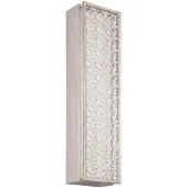 Elstead Lighting Applique murale LED Kenney, argent chaud, 40 W, blanc chaud, 900 lm, métal, dimensions : 59,8 x 14,4 x 9,9 cm, IP20, Feiss