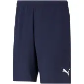 Puma Pantalon de sport 'TeamRise' bleu marine / blanc