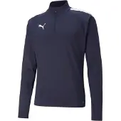 Puma Sweat de sport 'Team Liga' marine / blanc