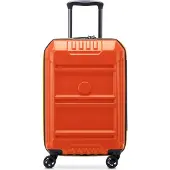 Delsey PARIS trolley Rempart Expandable 4 Double Rolls Cabin Trolley 55 Orange