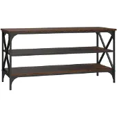 vidaXL Meuble TV Chêne marron 100x40x50 cm Bois d'ingénierie