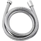 EDM Tuyau Douche Inox 1.75m Chrome Durabilité Acier Inoxydable, Longueur Optimale -