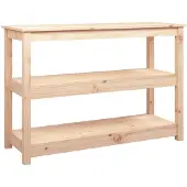 vidaXL Table console 110x40x74 cm Bois massif de pin