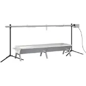 vidaXL Barbecue grillade set de cuisson automatique en acier inoxydable