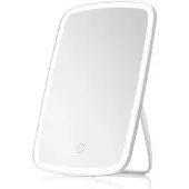 Uniq Miroir de maquillage avec lumière LED réglable - blanc