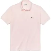Lacoste L1212 Short Sleeved Ribbed Collar S Couleur Rose