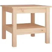 vidaXL Table basse 45x45x40 cm pin massif
