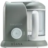 Beaba Babycook Solo Gris 1,1L Robot Culinaire 4-en-1
