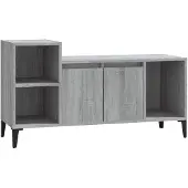 vidaXL Armoire TV Gris Sonoma 100x35x55 cm Bois composite
