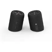 Hama 188220 Twin 2.0 schwarz Mobiler Bluetooth-Lautsprecher