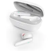 Hama Casque Bluetooth Passion ANC In-Ear True Wireless avec station de charge Blanc
