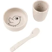 Done by Deer Set De Couverts Silicone Birdee Done