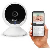 Alecto SMARTBABY5 - Écoute-bébé sans fil avec caméra - Blanc