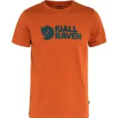Fjällräven Logo Short Sleeve T-shirt Orange M Homme