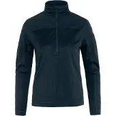 Fjällräven Abisko Lite Half Zip Fleece Bleu S Femme