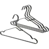 Brabantia Cintres - Lot de 4 - Noir