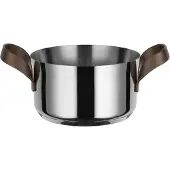 Alessi Edo, Poêle + casserole, Argent