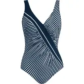 Sunmarin Maillot de bain bleu marine / blanc