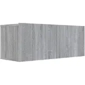 vidaXL Armoire TV Gris Sonoma 80x30x30 cm Bois composite