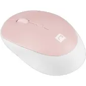 Natec Souris Harrier 2 Wireless, blanche/rose, Bluetooth (Sans fil), Souris, Blanc, Pink