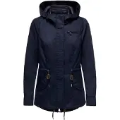 ONLY Parka mi-saison 'ONLLorca' bleu marine