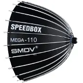 SMDV Speedbox Mega 110 Deep Softbox 110cm Zilver Bowens Mount (Boîte à lumière, 110 cm)