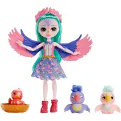 Enchantimals City Tails Family Little Doll Bleu Enfants