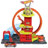 Hot Wheels MATTEL HW City Coffret caserne de pompiers HKX41
