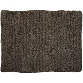 Bazar Bizar Tapis herbe de mer marron et noir 180x240x2cm