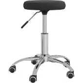 vidaXL Chaise de bureau pivotante noir velours