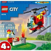 LEGO 60318 City Hélicoptère des pompiers avec pompier et élément de départ