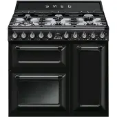 Smeg Cuisinière à Gaz Avec Four Tr93 90 Cm 6 Feux