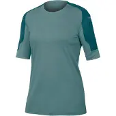 Endura Femme GV500 Maillot à Manches Courtes - spruce green
